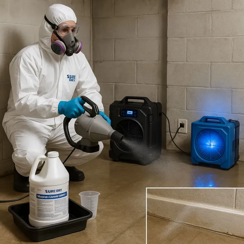 Sanitization and Odor Removal process in Crompond, NY